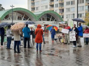 Demonstration i Bergshamra