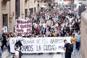 demonstranter malaga